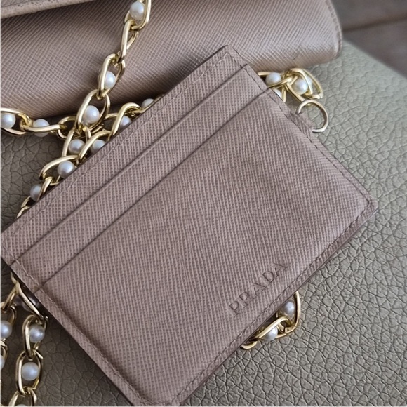 Prada Light Pink Chain Clutch - Picture 3 of 13